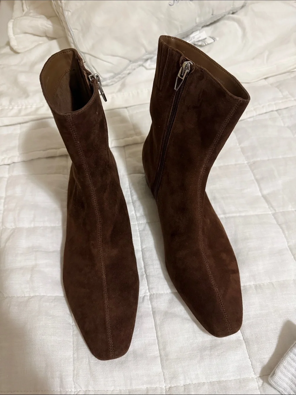 Dolce vita Women's Brown Nubuck Ankle Boots Sz 7 New No Box